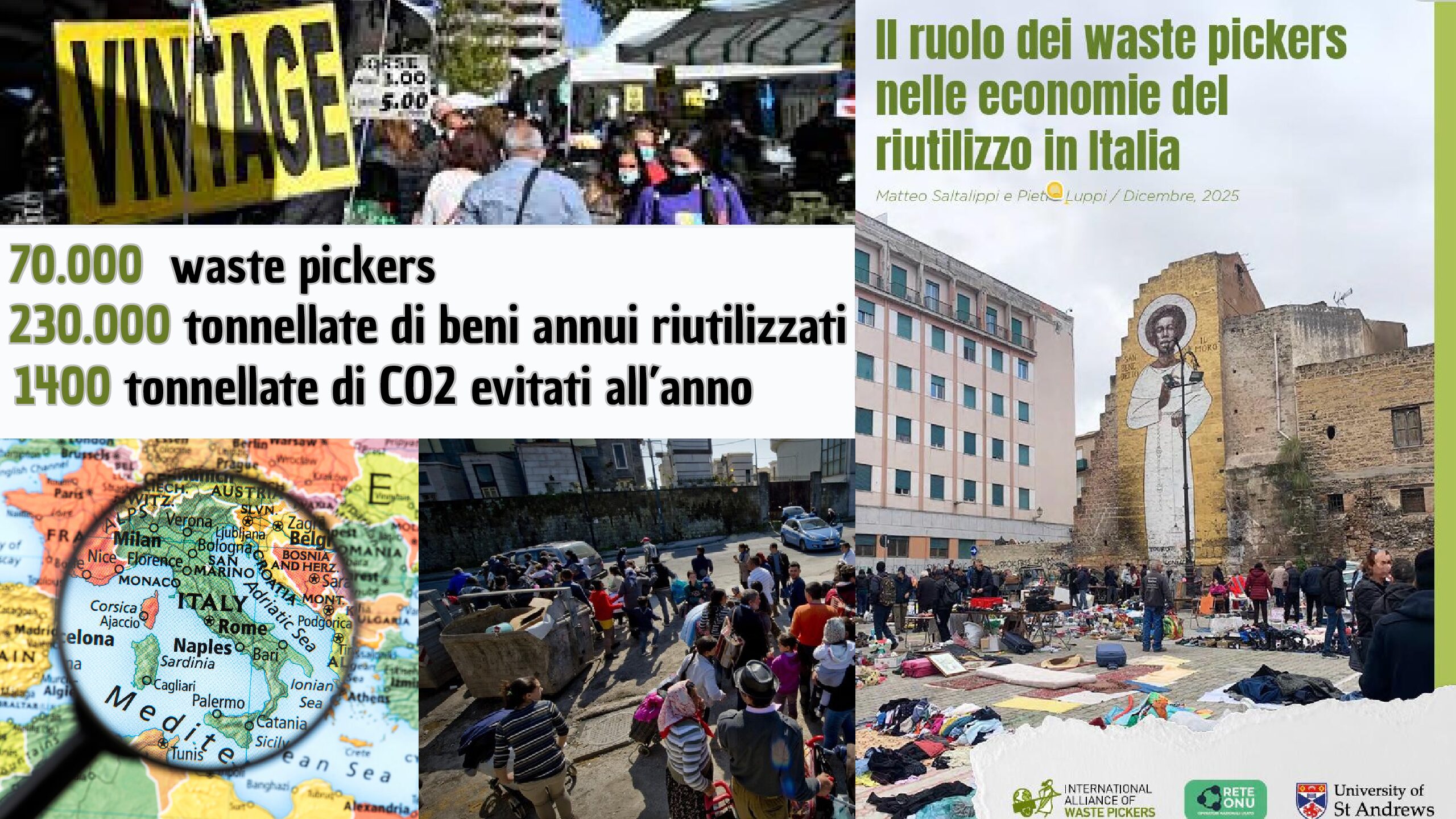 Riutilizzo informale, un nuovo studio sull’Italia ne quantifica l’impatto ambientale